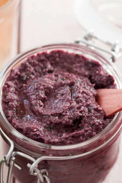 Vita-Verde-Kalamata-Oliven-Tapenade im Glas