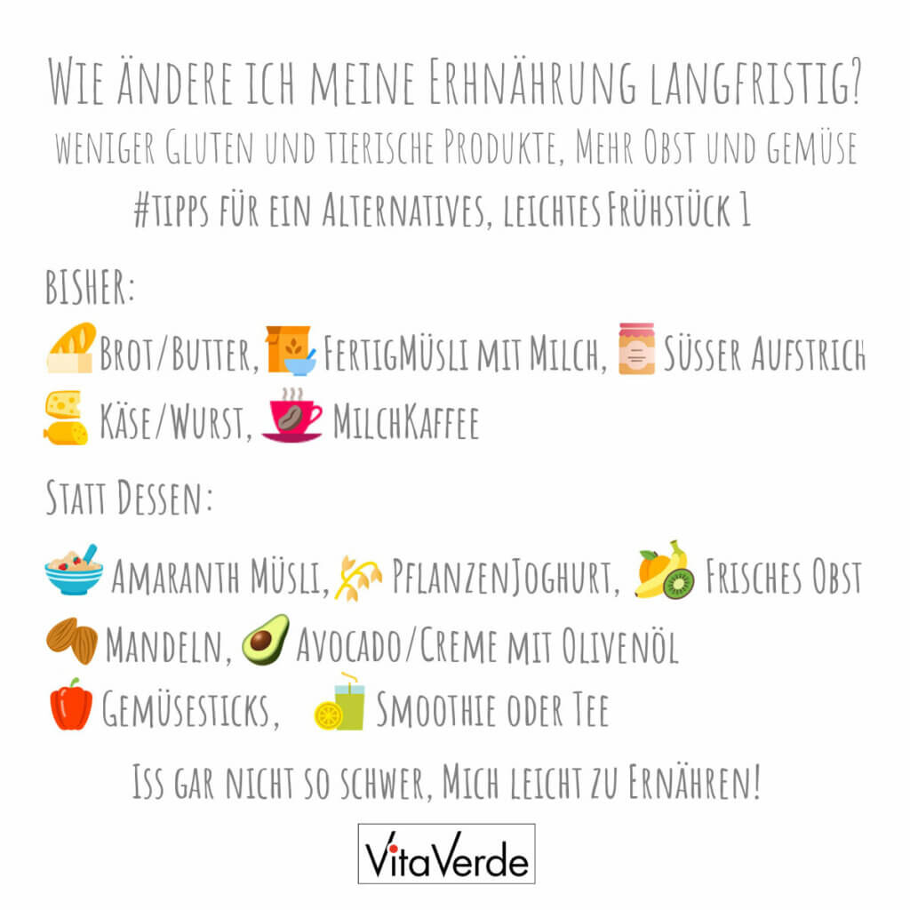 Alternativen für eine 💚 leichtere Ernährung