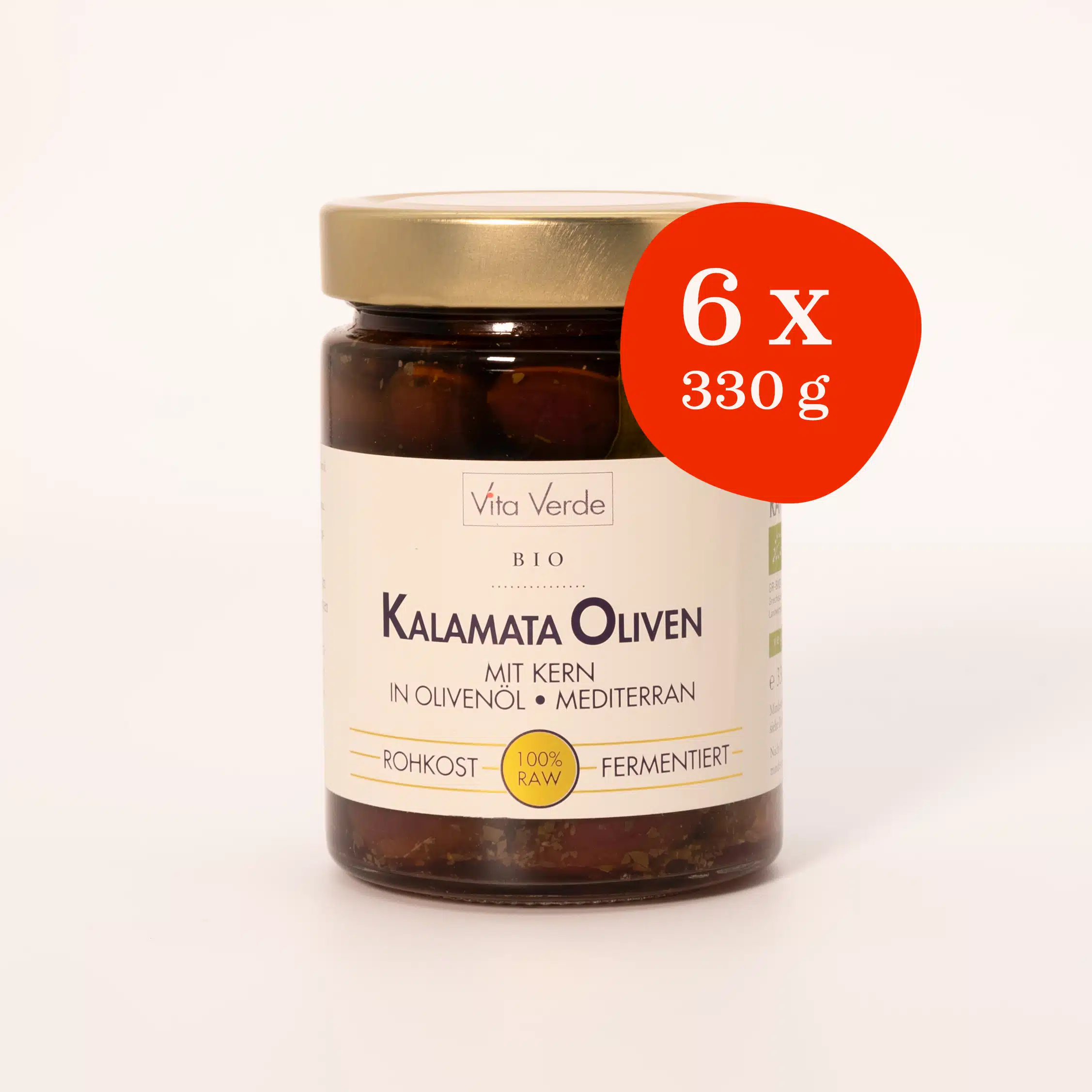 6-x-griechische-Bio-Kalamata-Oliven-mit-Kern-in-Olivenoel-mediterran-330-g